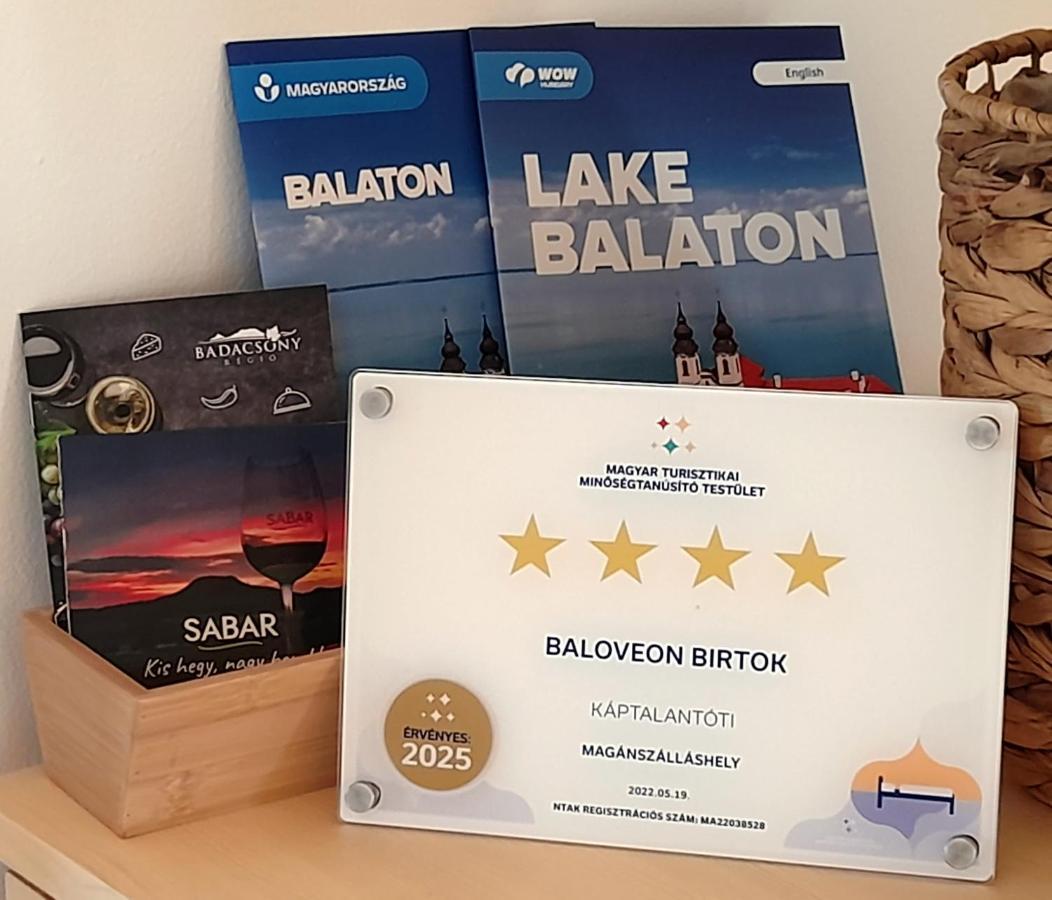 Baloveon Birtok Kaptalantoti Exterior foto
